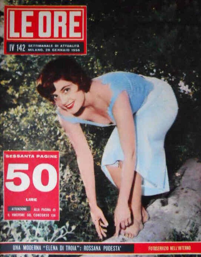 ORE | LE magazine side cover Issue 142 28 January 1956