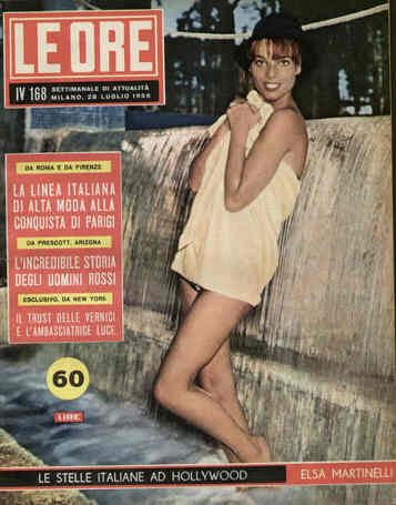 ORE | LE magazine side cover Issue 168 28 July 1956