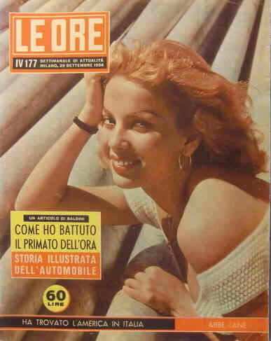 ORE | LE magazine side cover Issue 177 29 September 1956
