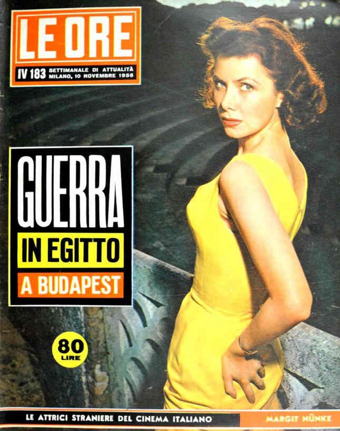 ORE | LE magazine side cover Issue 183 10 November 1956