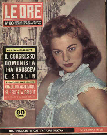 ORE | LE magazine side cover Issue 188 15 December 1956