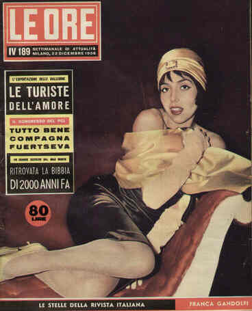 ORE | LE magazine side cover Issue 189 22 December 1956