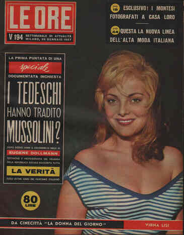 ORE | LE magazine side cover Issue 194 26 January 1957