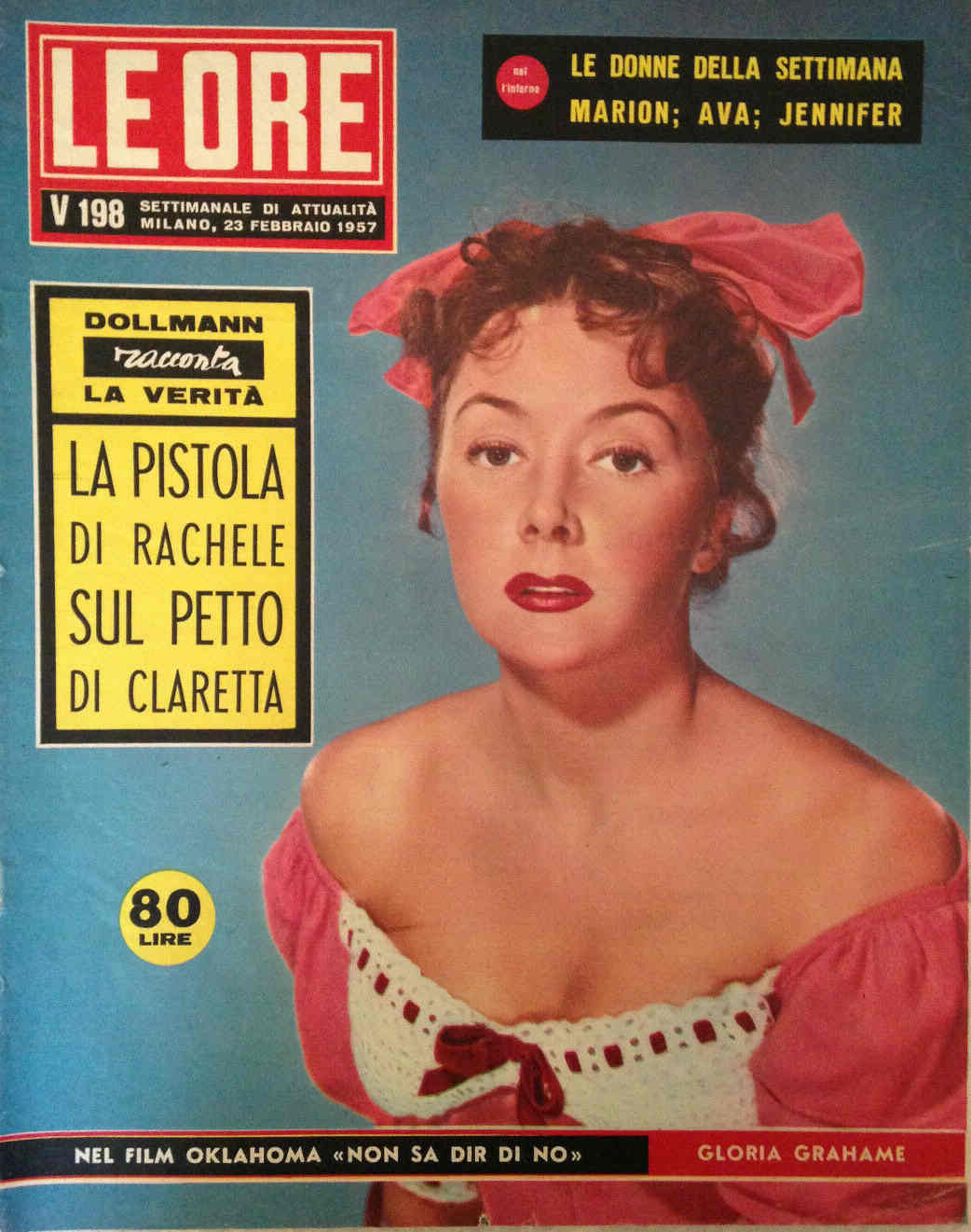 ORE | LE magazine side cover Issue 198 23 February 1957