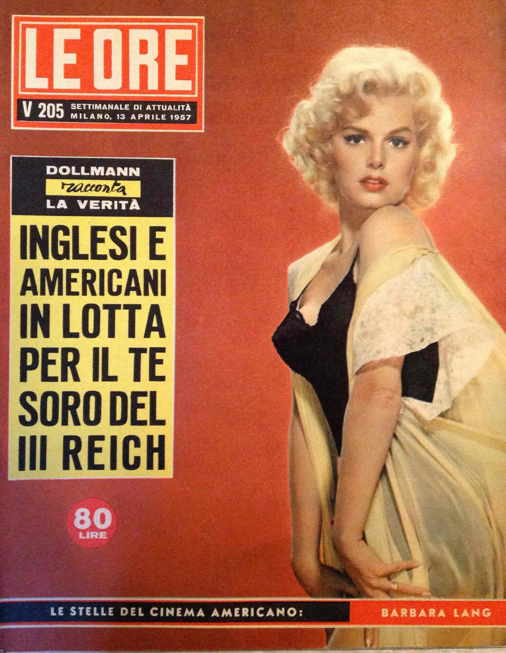 ORE | LE magazine side cover Issue 205 13 April 1957