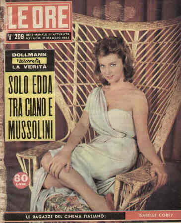 ORE | LE magazine side cover Issue 209 11 May 1957