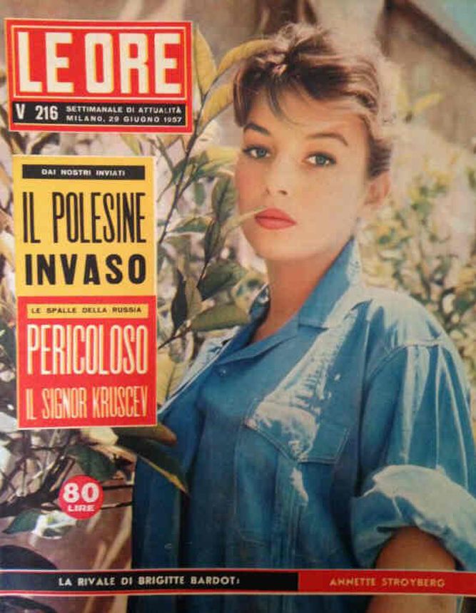 ORE | LE magazine side cover Issue 216 29 June 1957