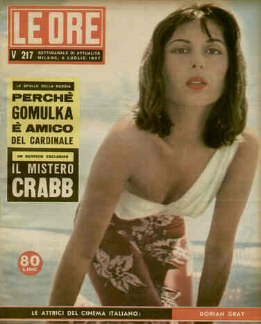 ORE | LE magazine side cover Issue 217 6 July 1957
