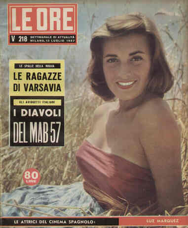 ORE | LE magazine side cover Issue 218 13 July 1957