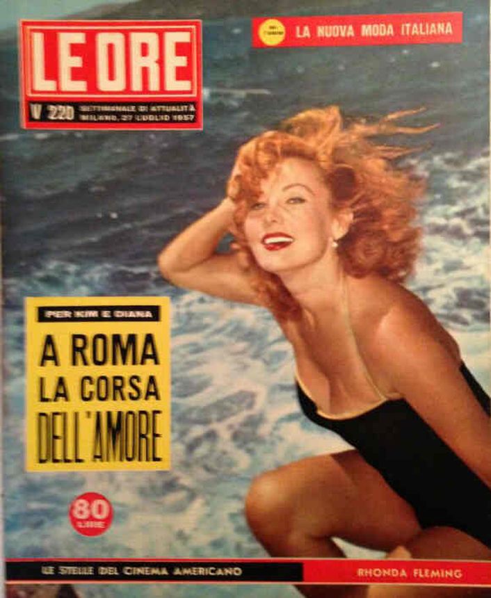 ORE | LE magazine side cover Issue 220 27 July 1957