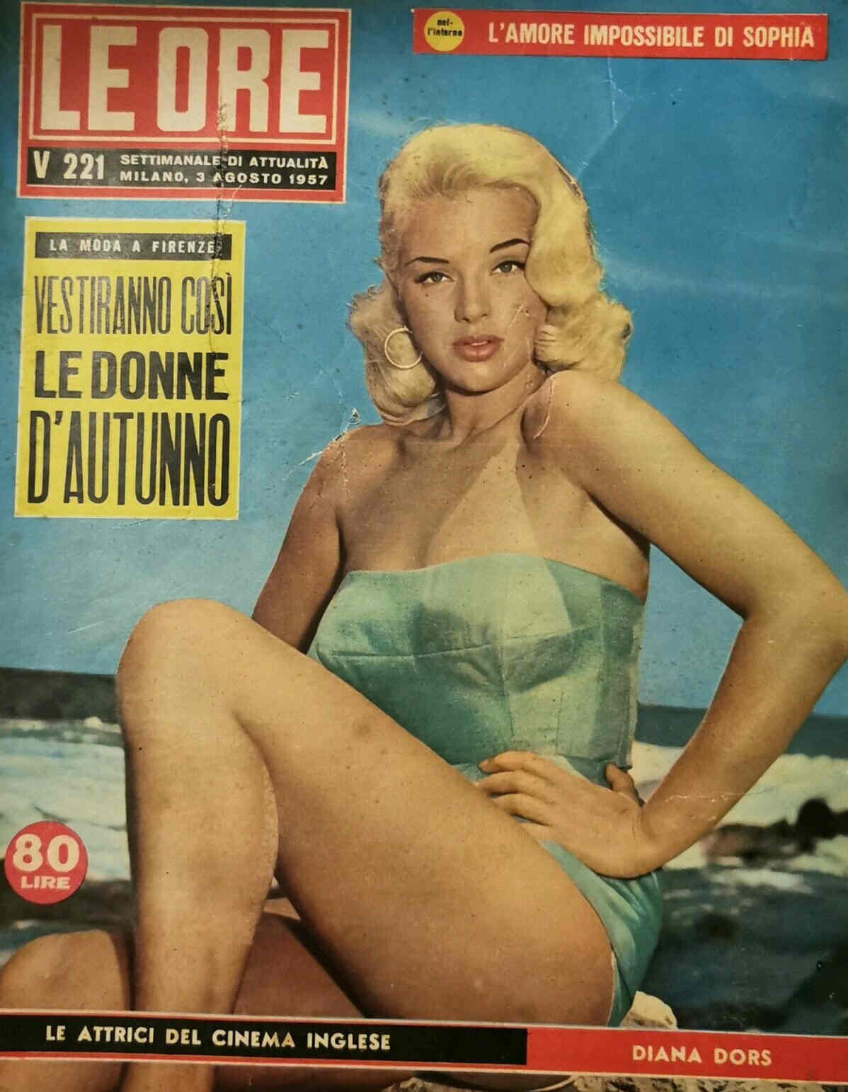ORE | LE magazine side cover Issue 221 3 August 1957