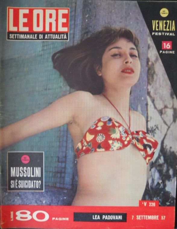 ORE | LE magazine side cover Issue 226 7 September 1957