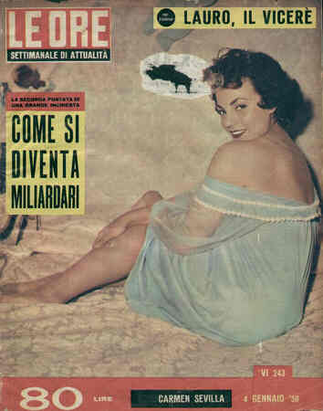 ORE | LE magazine side cover Issue 243 4 January 1958