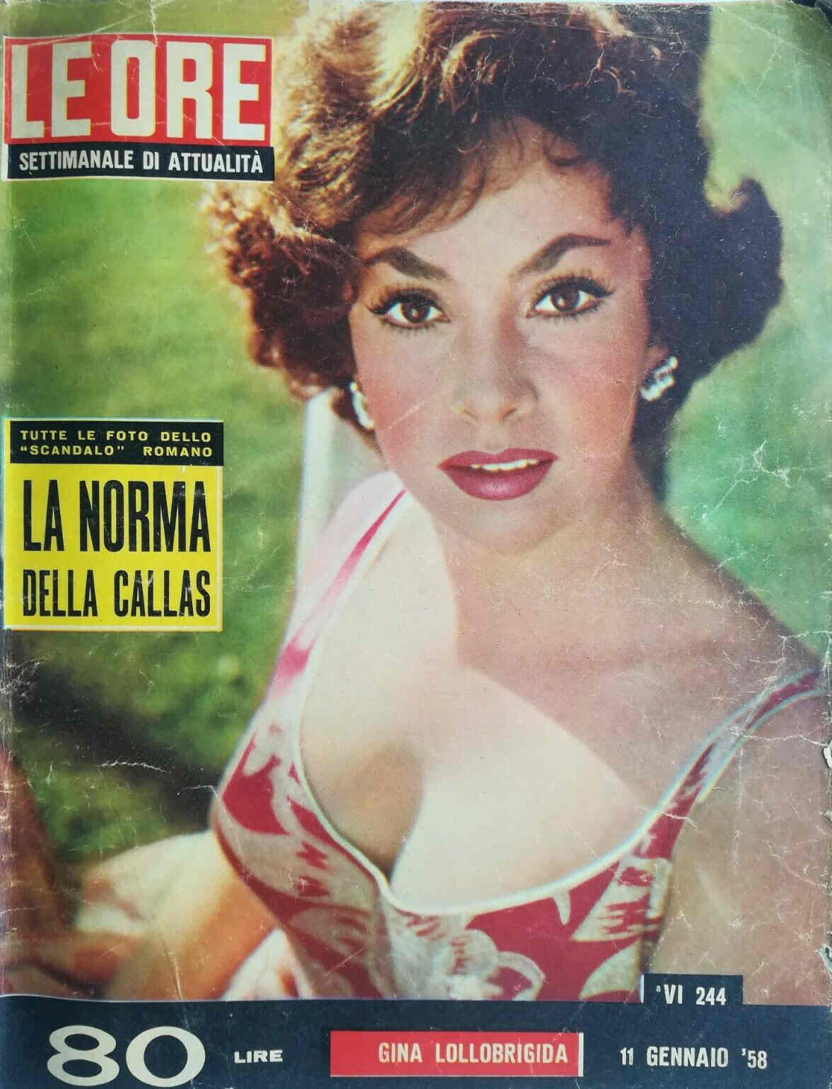 ORE | LE magazine side cover Issue 244 11 January 1958