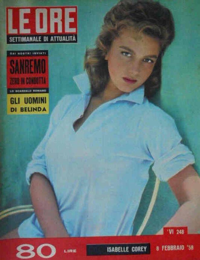 ORE | LE magazine side cover Issue 248 8 February 1958