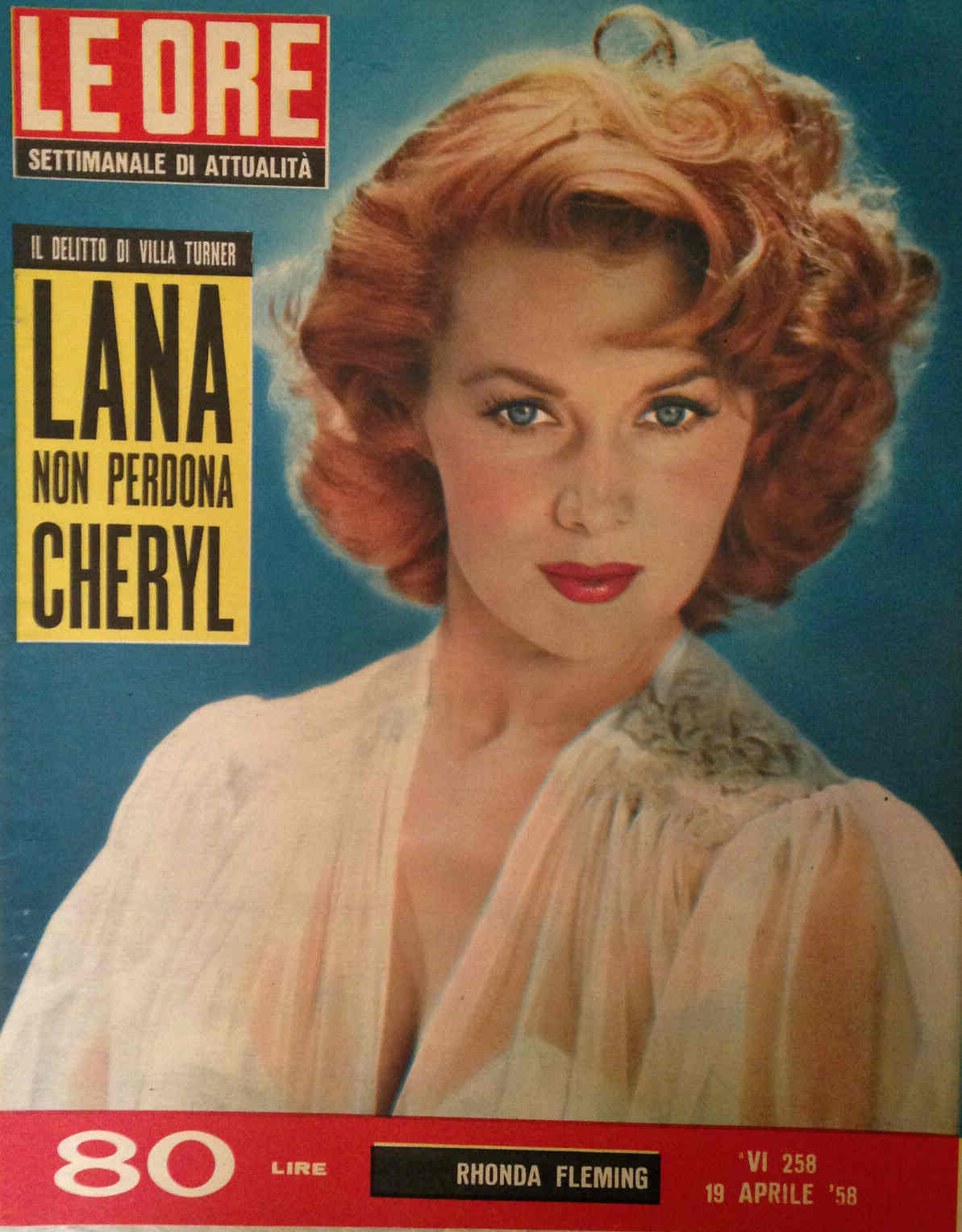 ORE | LE magazine side cover Issue 258 19 April 1958