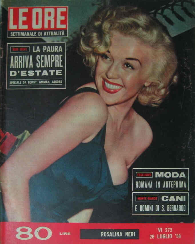 ORE | LE magazine side cover Issue 272 26 July 1958