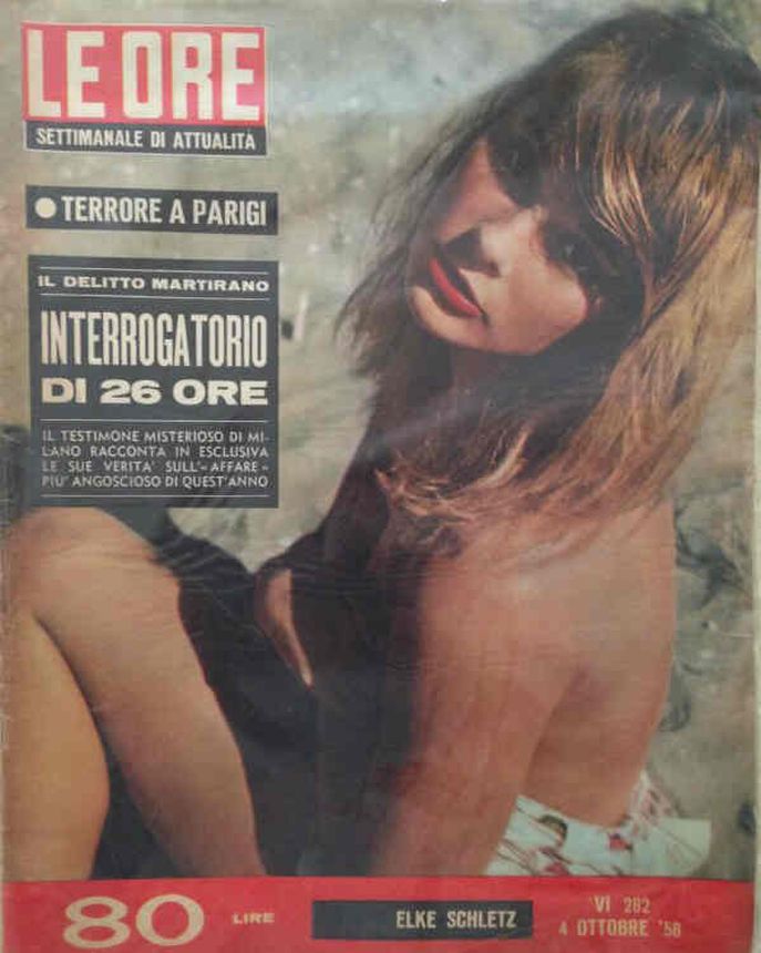 ORE | LE magazine side cover Issue 282 4 October 1958