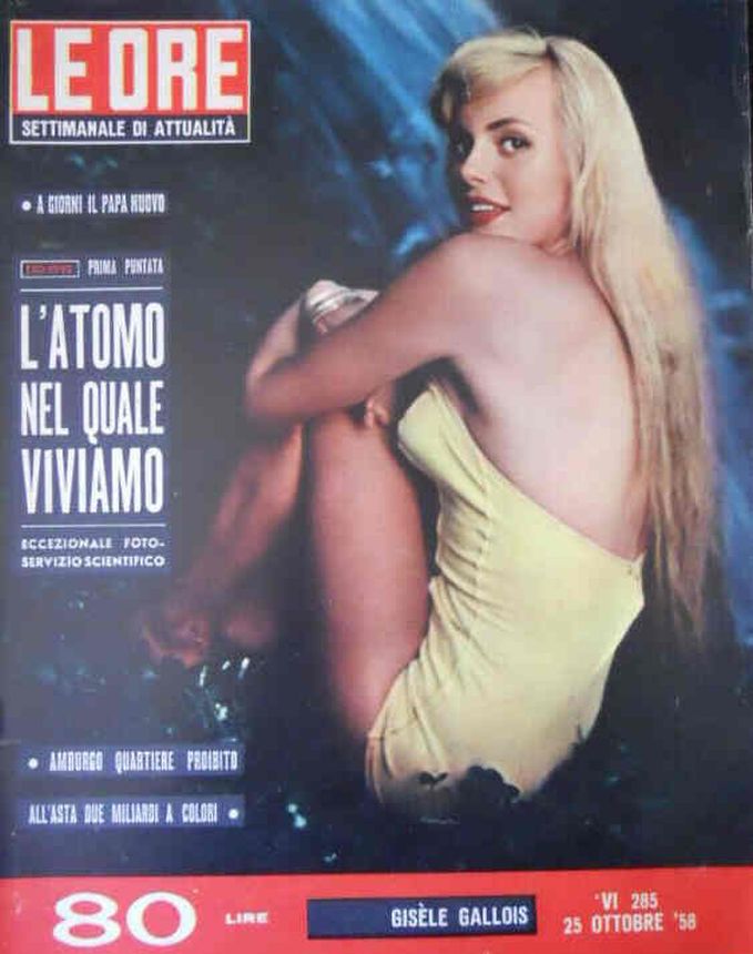 ORE | LE magazine side cover Issue 285 25 October 1958