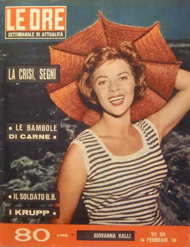 ORE | LE magazine side cover Issue 301 14 February 1959