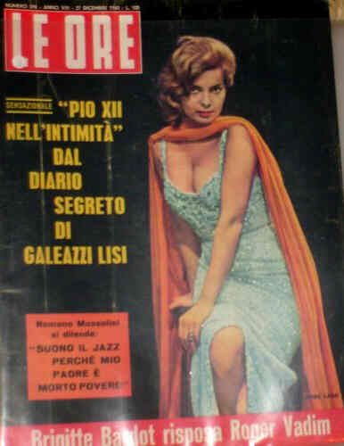 ORE | LE magazine side cover Issue 398 27 December 1960