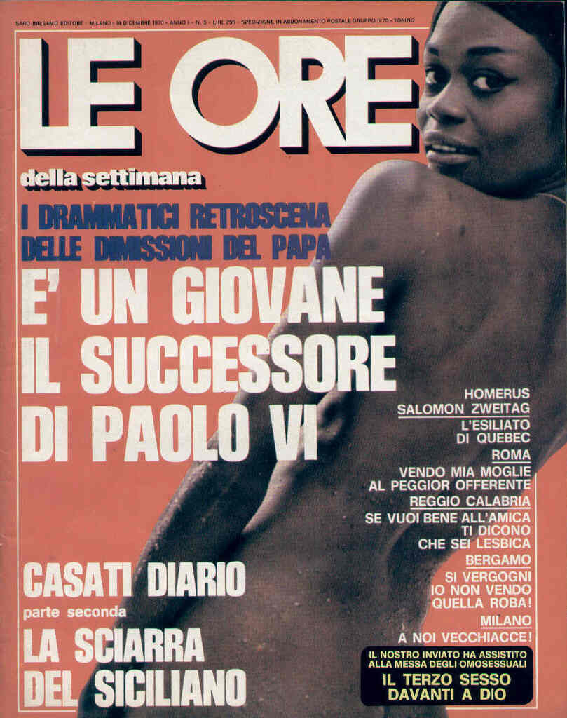 ORE | LE magazine side cover Issue 5 14 December 1970