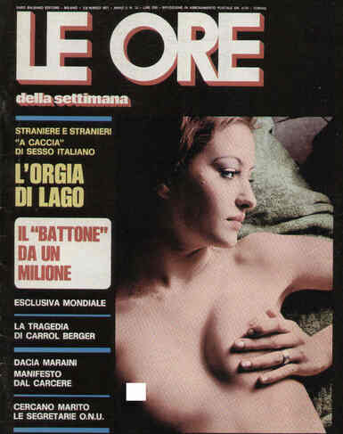 ORE | LE magazine side cover 29 March 1971