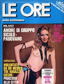 ORE | LE magazine side cover 12 April 1971