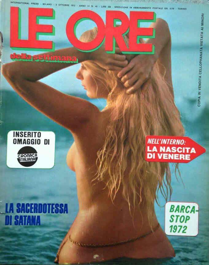 ORE | LE magazine side cover Issue 40 2 October 1972
