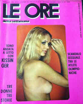 ORE | LE magazine side cover 13 November 1972