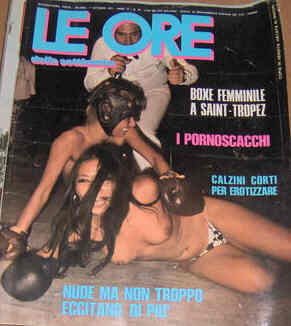 ORE | LE magazine side cover 7 October 1974