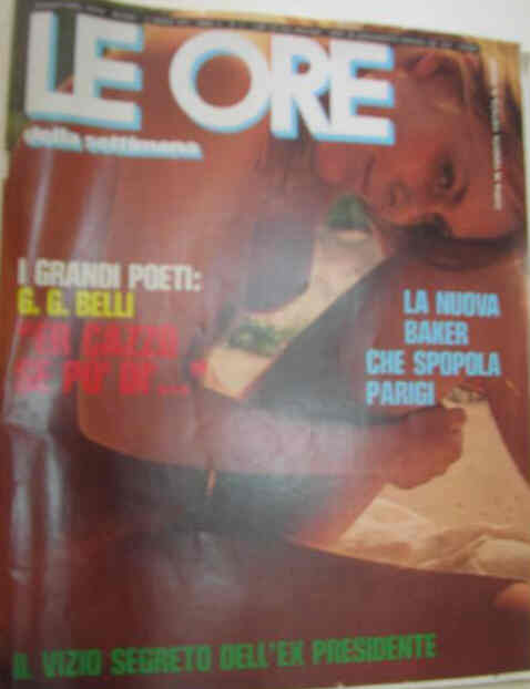 ORE | LE magazine side cover 17 March 1975