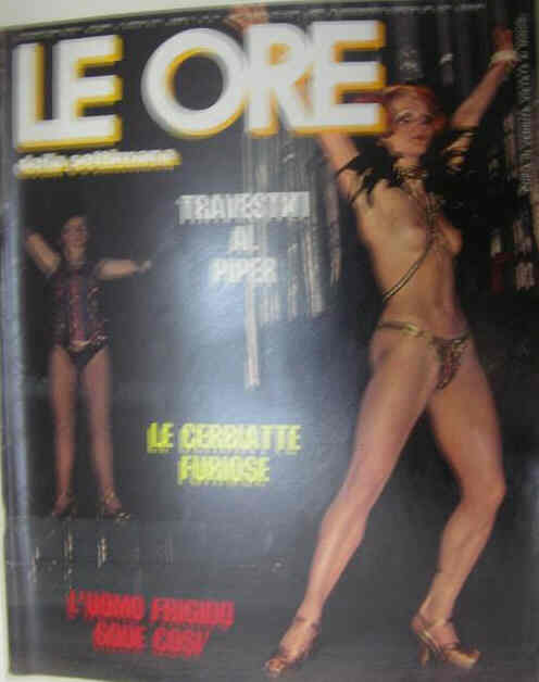 ORE | LE magazine side cover 21 April 1975