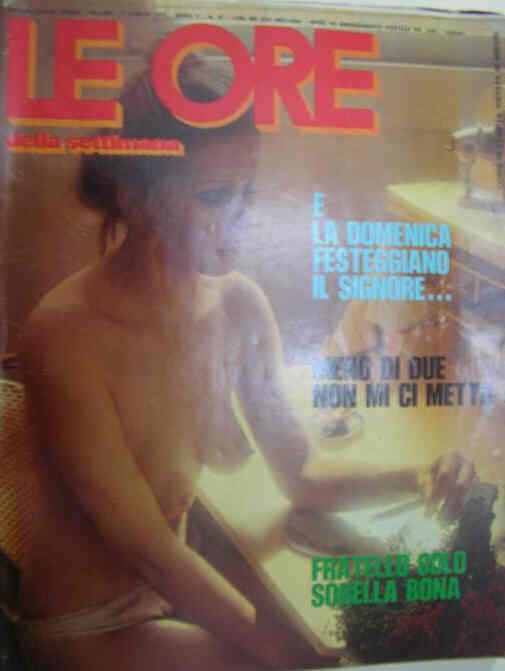 ORE | LE magazine side cover 7 July 1975