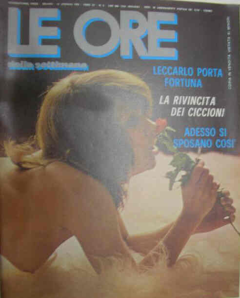 ORE | LE magazine side cover 12 January 1976