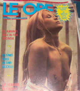 ORE | LE magazine side cover 8 November 1976