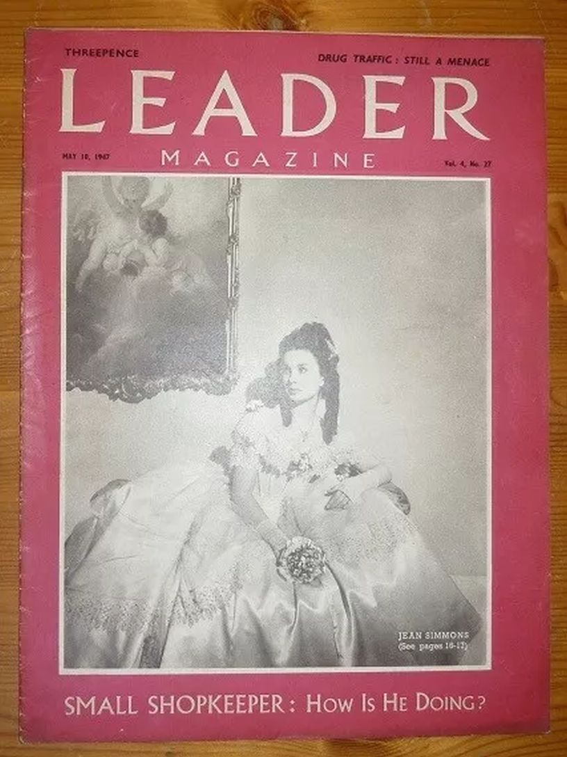 LEADER MAGAZINE magazine side cover 10 May 1947