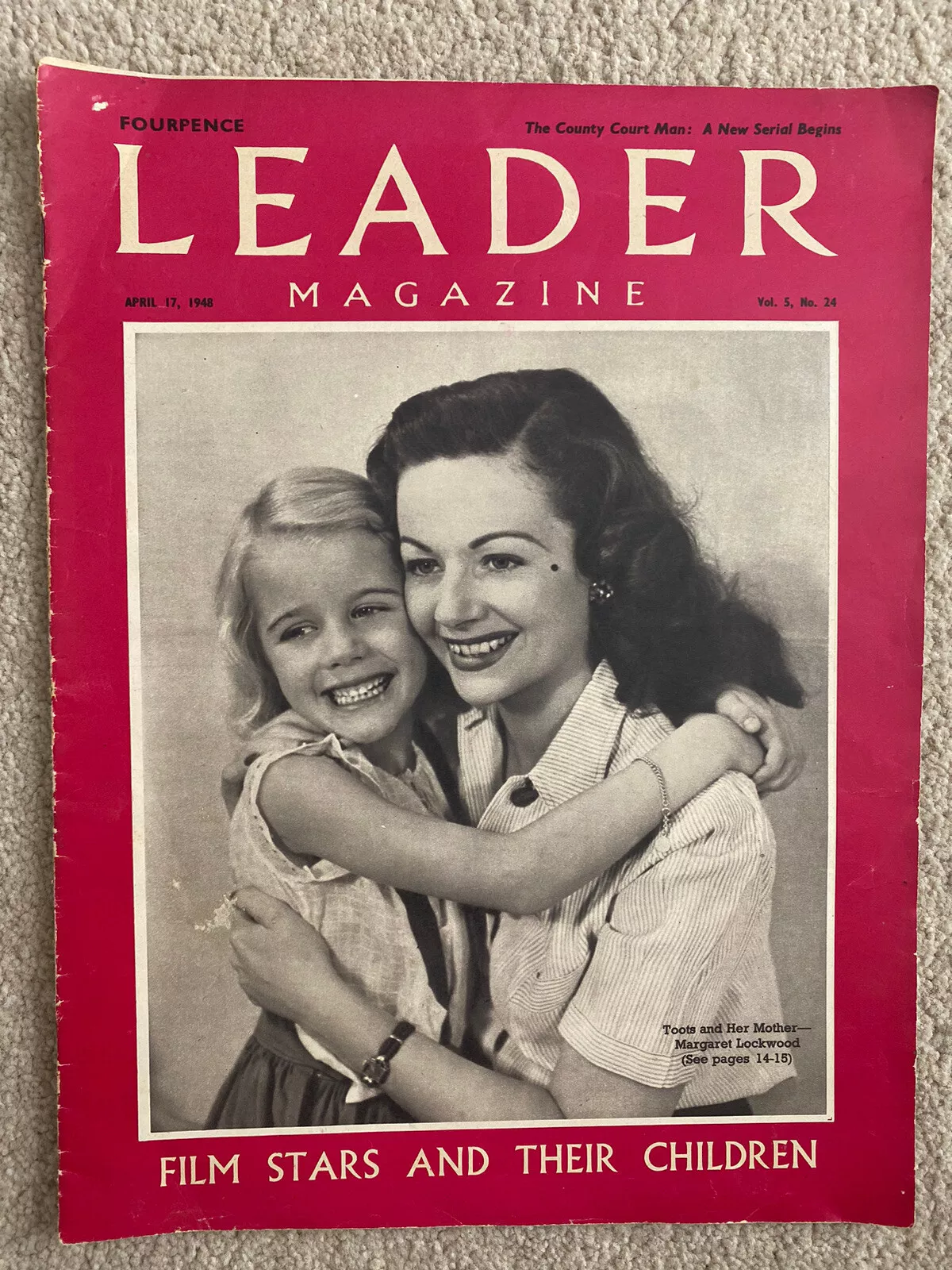 LEADER MAGAZINE magazine side cover 17 April 1948