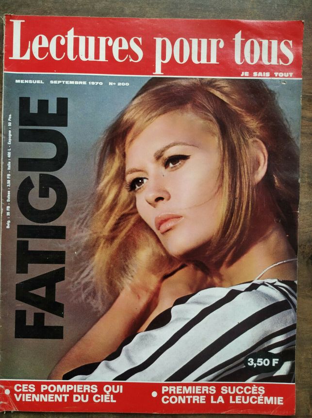 LECTURES POUR TOUS magazine side cover Issue 200  September 1970