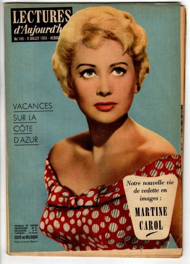 LECTURES DAUJOURDHUI magazine side cover Issue 149 9 July 1955