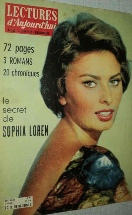 LECTURES DAUJOURDHUI magazine side cover Issue 280 11 January 1958