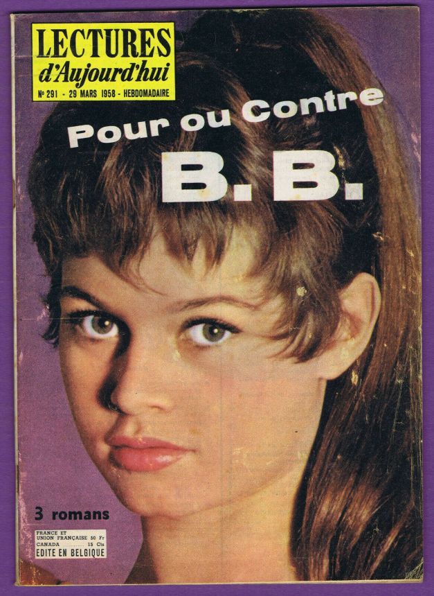 LECTURES DAUJOURDHUI magazine side cover Issue 291 29 March 1958