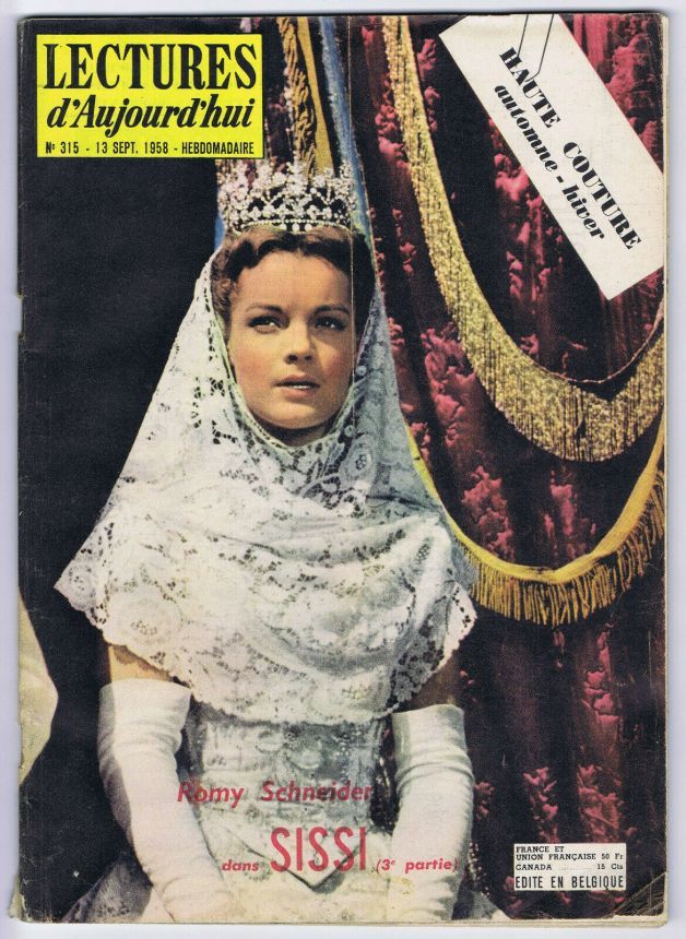 LECTURES DAUJOURDHUI magazine side cover Issue 315 13 September 1958