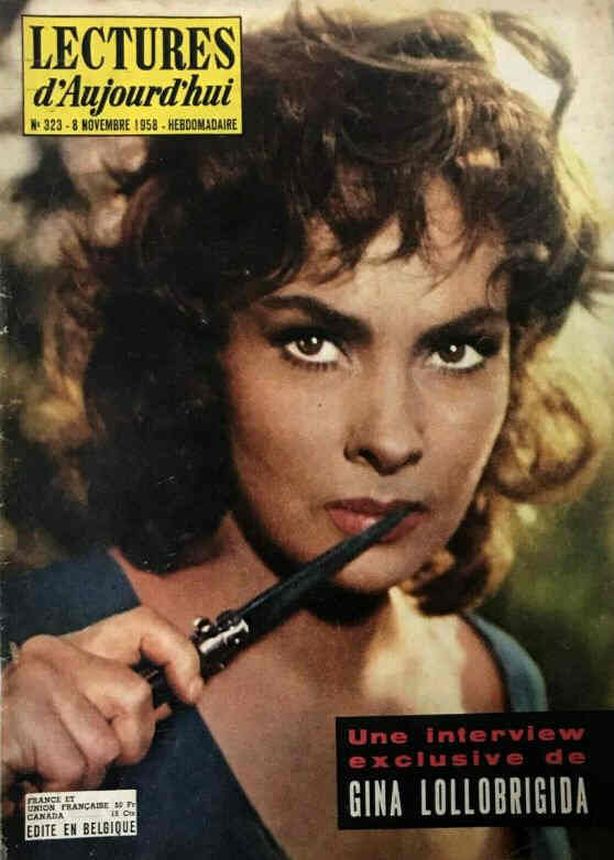 LECTURES DAUJOURDHUI magazine side cover Issue 323 8 November 1958