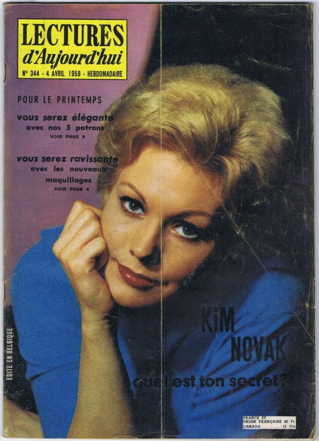LECTURES DAUJOURDHUI magazine side cover Issue 344 4 April 1959