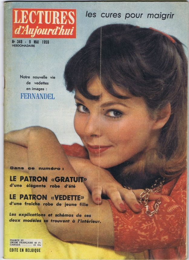 LECTURES DAUJOURDHUI magazine side cover Issue 349 9 May 1959