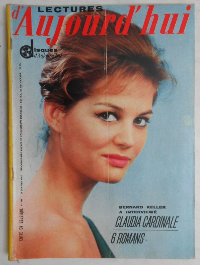 LECTURES DAUJOURDHUI magazine side cover Issue 489 13 January 1962