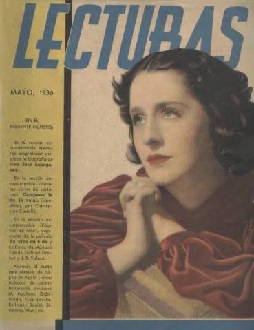 LECTURAS magazine side cover March 1936