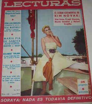 LECTURAS magazine side cover Issue 430 1 July 1958