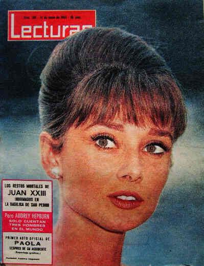 LECTURAS magazine side cover June 1963